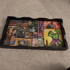 Handmade Comic Book Wooden Serving Lap Tray 19” By 11”