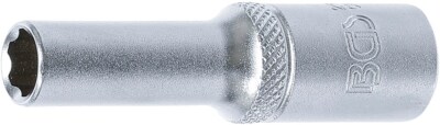 BGS STECKSCHLÜSSEL-EINSATZ SUPER LOCK, TIEF, INNENVIERKANT 10 MM (3/8''), SW 8 MM
