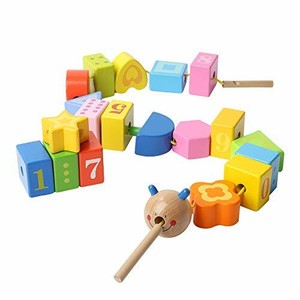 wooden lacing beads for toddlers