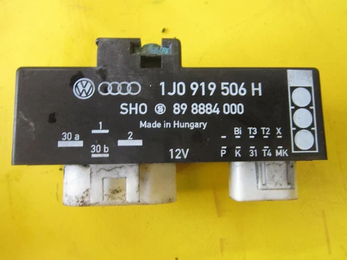 VW Golf 4 u. andere,             Lüftersteuergerät, 1J0 919 506 H, siehe Bilder, - Bild 1 von 3