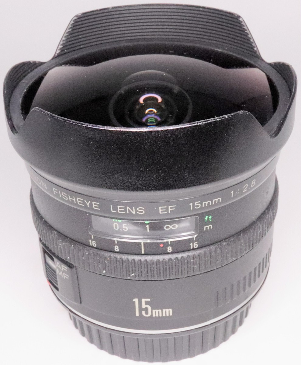 ■完動品 Canon FISHEYE LENS EF 15mm f2.8 Canon Fisheye Lens EF 15mm F2.8 /EF-Mount | eBay