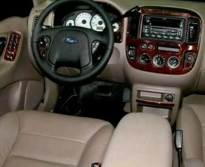 FOR FORD ESCAPE XLT INTERIOR SET WOOD CARBON ALUMIN DASH TRIM KIT 2005 2006  2007