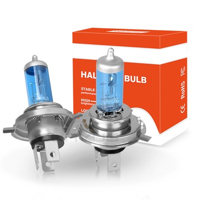 9003 H4 Halogen Headlight Bulbs 4200K warm White 12V 100/90W Upgrade | Pack of 2