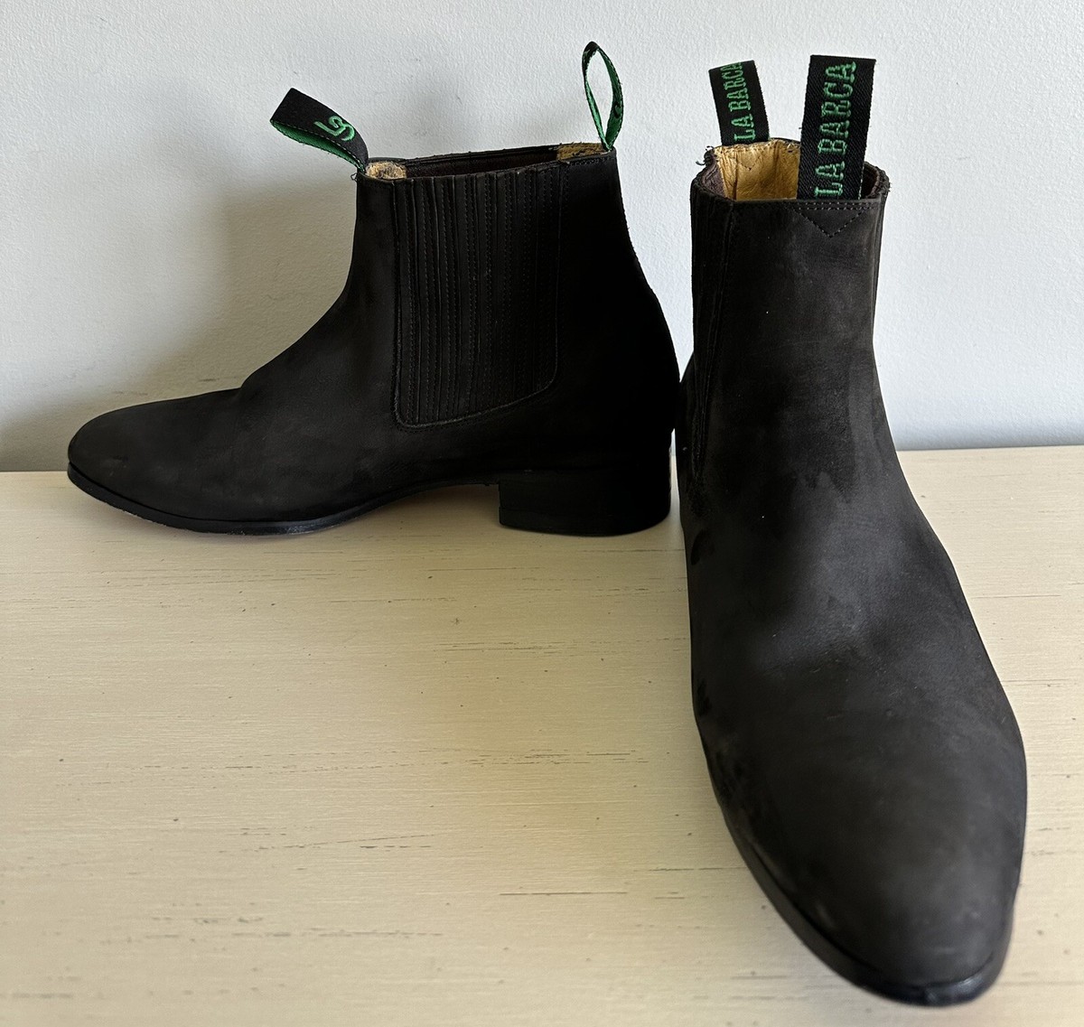 La Barca Traditional Black Leather Ankle Boot Size Mexico 31  display picture 2