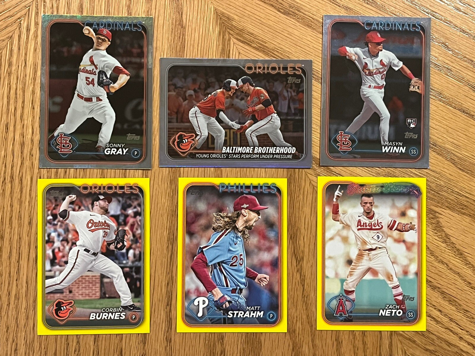 Topps 2024 Series 2: RAINBOW FOIL & YELLOW PARALLEL Complete Your Set-Pick Card