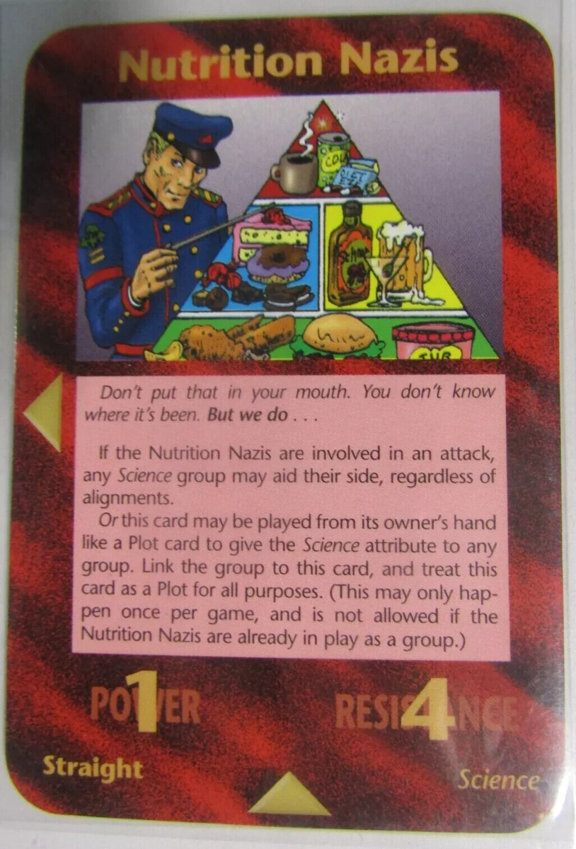 ILLUMINATI ASSASSINS INWO NUTRITION NAZIS RARE CARD NM | eBay