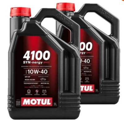 MOTUL 4100 SYN-NERGY SPEC 10W-40 Liter Motoröl 2 x 5 Liter