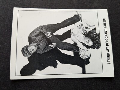 1973 Topps You'll Die Laughing Card # 4 I think my deodorant failed! (EX)
