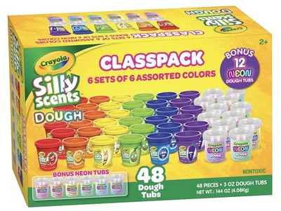 Keep Kids Entertained for Hours - Crayola Scented Dough 48 Pack