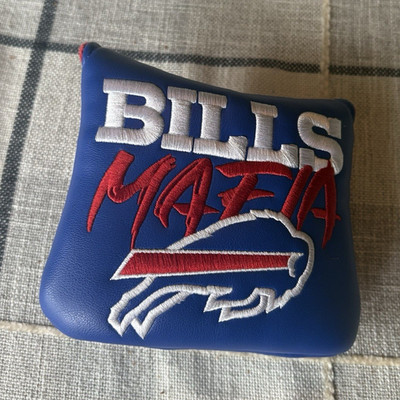 TaylorMade Buffalo Bills Mafia Putter Headcover Blue Red White