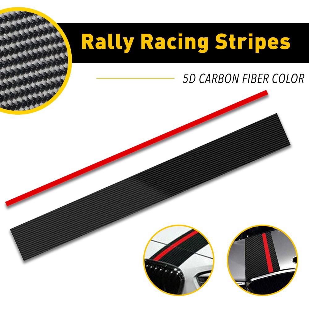 7 Hood Stripe Graphic Auto Decal Vinyl Car Truck Rally Racing Rniversal Car US