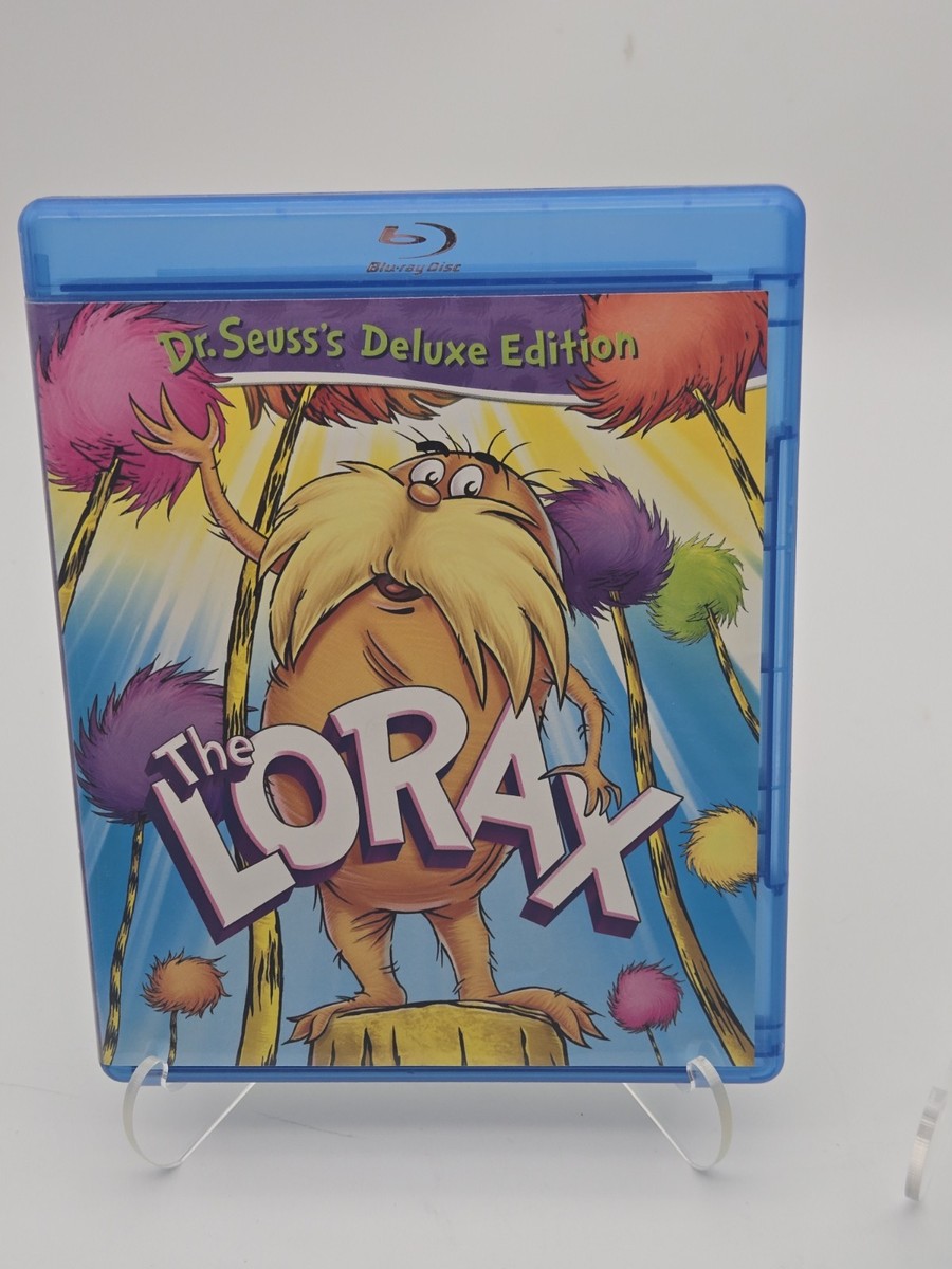 Dr. Seuss The Lorax Deluxe Edition Blue Ray DVD w/ Slipcover - No