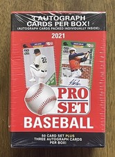 2021 Leaf Pro Set Baseball Blaster Box (Incl 3 Autograph Cards) -Factory Sealed!