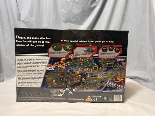 RISK STAR WARS CLONE WARS EDITION Por Parker Brothers Juego de Mesa sin abrir - Imagen 2 de 2