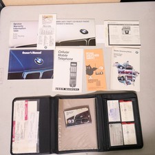 1994 Bmw 530i E34 Owners Manual Portfolio Books Cassette Original Document Set 1994 Bmw 530i E34 Owners Manual Portfolio Books Cassette Original Document Set