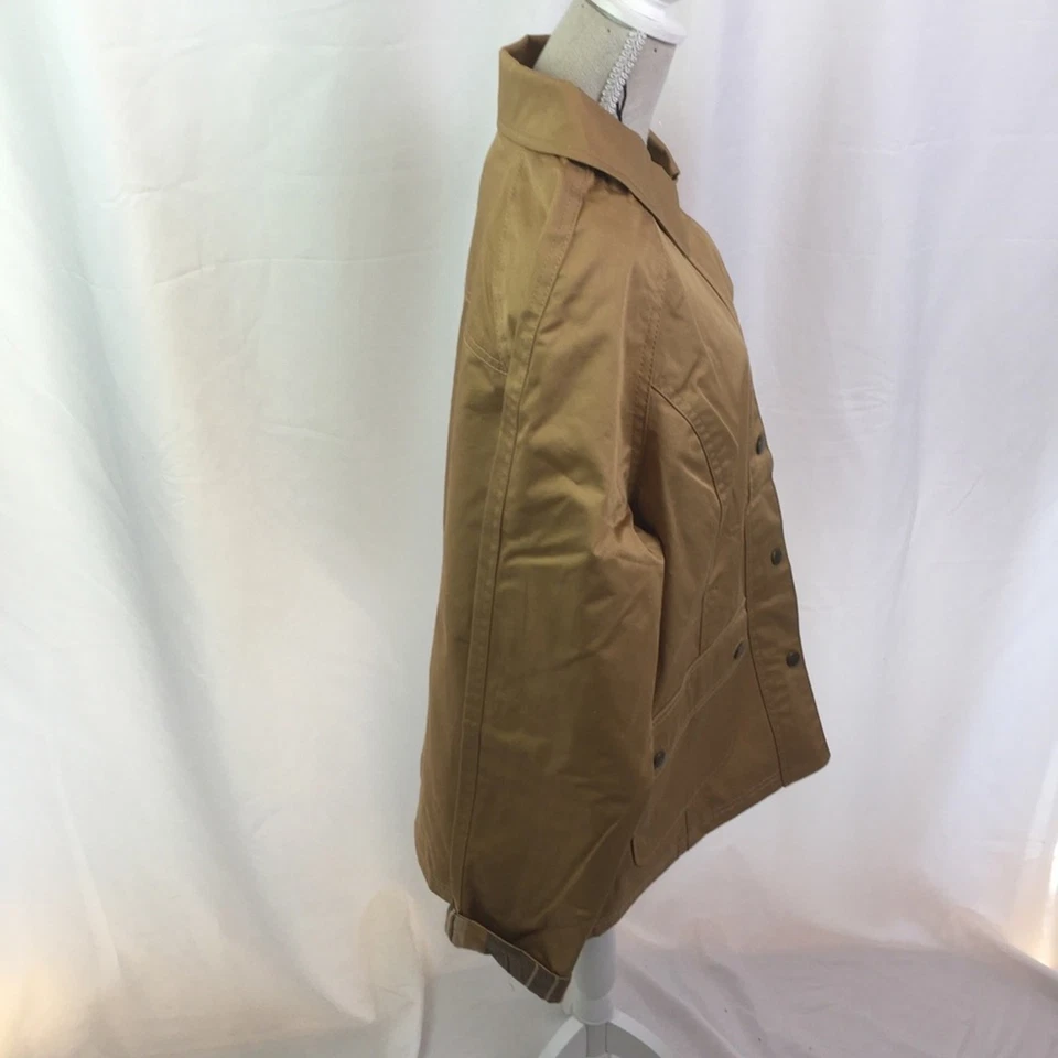 Chaqueta Denim&Co Hi Lo Botón a Presión Oro Amarillo XS Foto 4 de 4