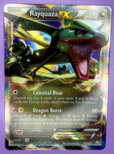 Rayquaza EX 85/124 (Near Mint) Holo Ultra Rare Dragons Exalted Pokemon Card