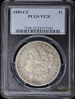 1889-CC $1 Morgan Dollar PCGS VF20