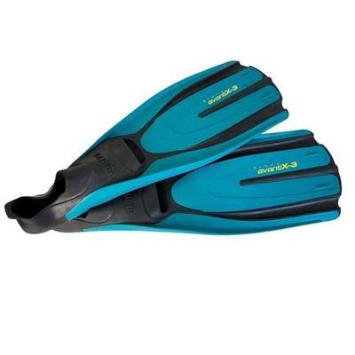 Mares Plana Avanti X 3 Scuba Diving Fins Flippers 40-41 Green/Black
