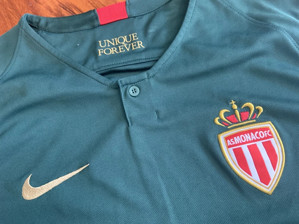 Camiseta de fútbol Nike AS Monaco visitante 2018 2019 grande nueva con etiquetas kit visitante Foto 2 de 4