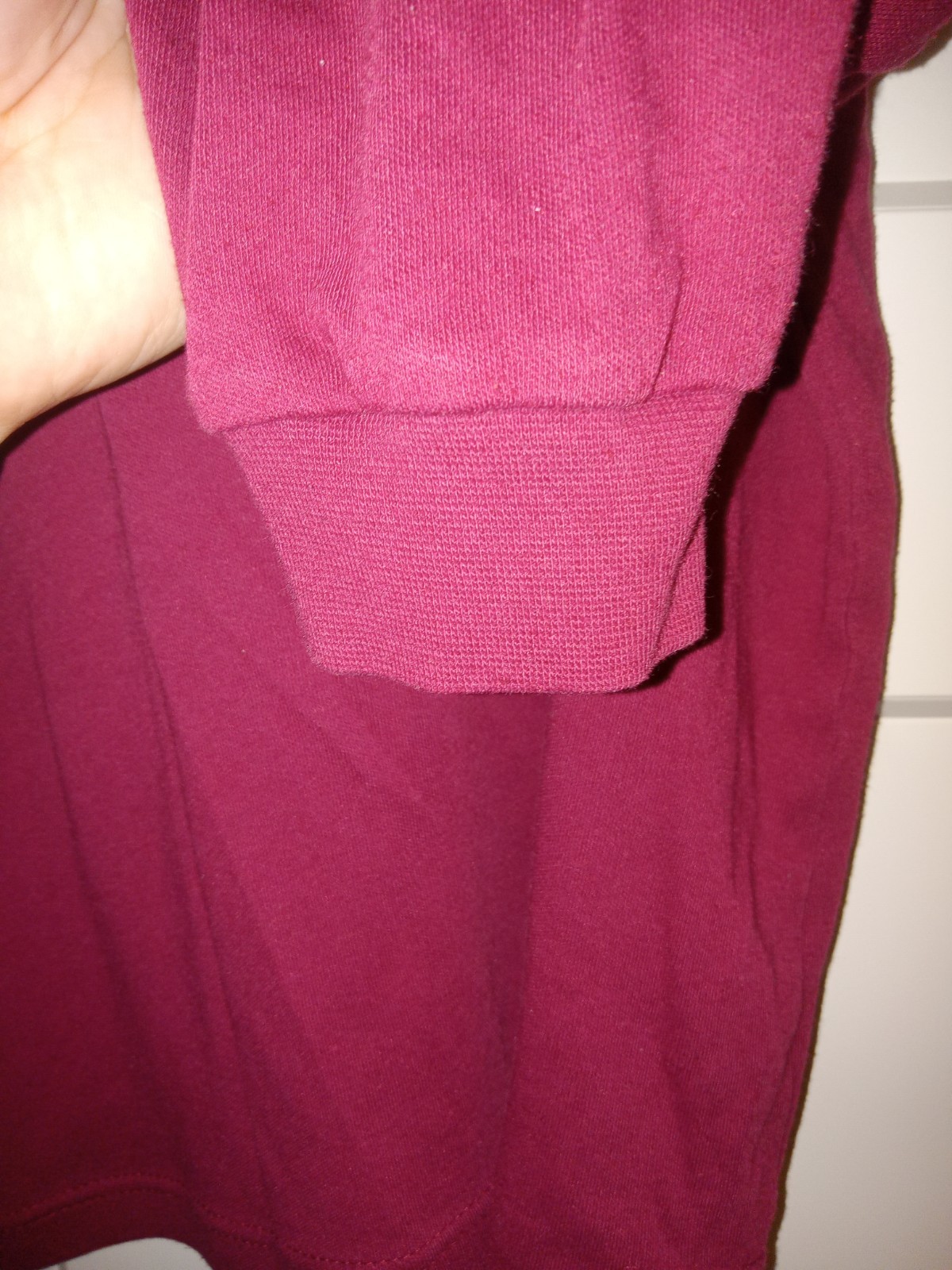 Basic Editions Women's Large Maroon Turtleneck Vi… - image 4