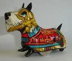 * Circa 1940s * WEE SCOTTIE DOG MARX Wind Up Toy Appears Complete and Works