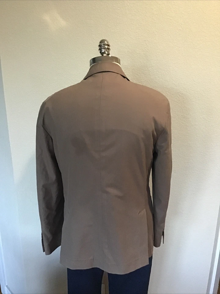 Brunello Cucinelli Cotton Sport Coat EU Size 52 $4,800 Retail - Image 3 of 4