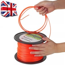 170m 2.4mm Heavy Duty Nylon Round Trimmer Strimmer Line Brushcutter Cord Rope K 0.07 per metre