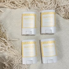 Lot Of 4 Native Sugar Cookie Scent Mini Travel Size Deodorant .35oz Each New