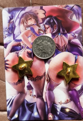 Doppelseitige Anime Waifu Karte Spicy Lewd Hot Custom Extrem Selten 2,5x3,5 inch