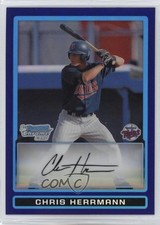 2009 Bowman Draft Prospects Chrome Purple Refractor Chris Herrmann #BDPP57 qw7