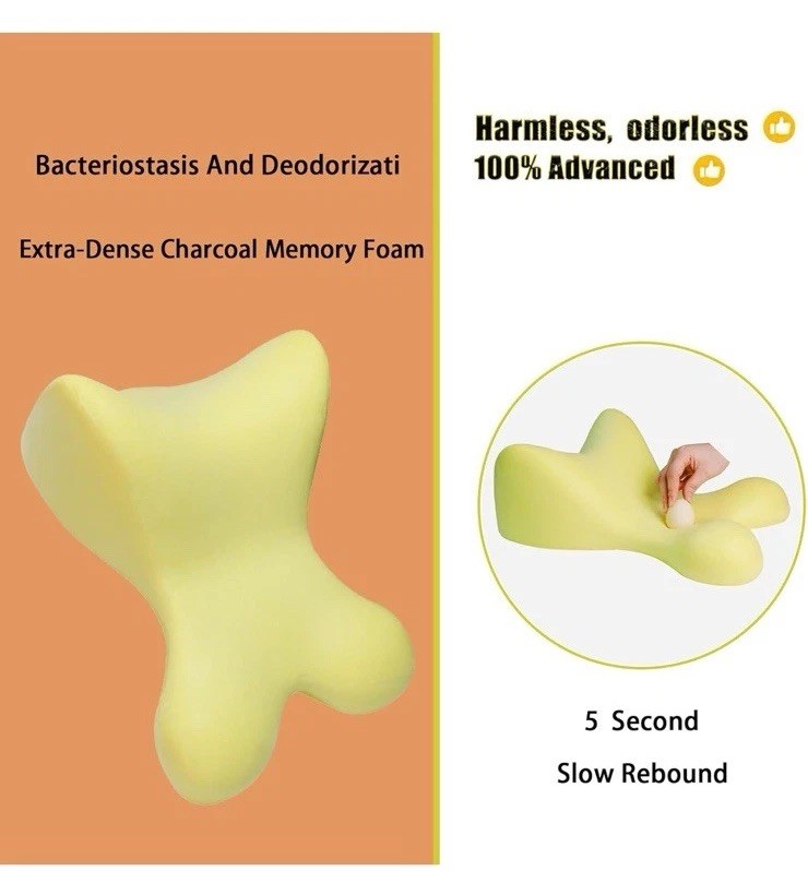 Newsty Car Neck Pillow for Driving Seat Memory Foam Car headrest Pillow with