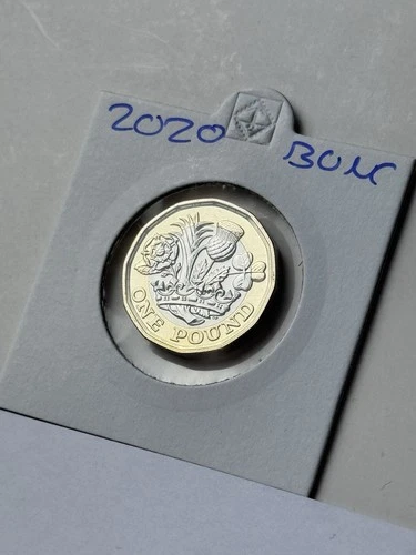 2020 Floral £1 Uncirculated One Pound Coin Brilliant BUNC BU Royal Mint