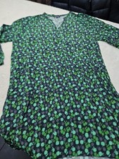 WHISTLES DRESS UK M MULTI SHIRT TUNIC  PRINT CASUAL WOMENS