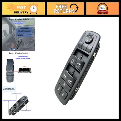 Master Power Window Switch for Chrysler Pacifica 2017-2022 & Voyager 2020-2022