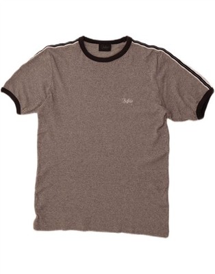 BUFFALO Herren T-Shirt Oberteil Medium Grau Baumwolle DU08