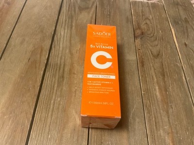 SADOER 5X Vitamin C Whitening Brightening Skin Active Face Toner -130ml