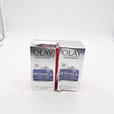 Lot of 2 Olay Regenerist Trial Size Retinol 24 Night Moisturizer .5oz Dmg Box