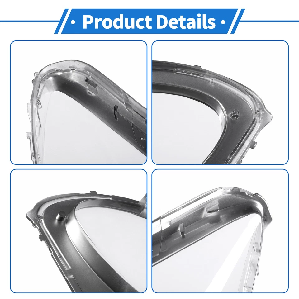 Cache Phare pour Lexus GS300/GS350 2004-2011 Transparent Argenté Gauche - Imagen 4 de 4