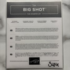 Stampin Up Sizzix Big Shot Blizzard Thinlits Dies 147902