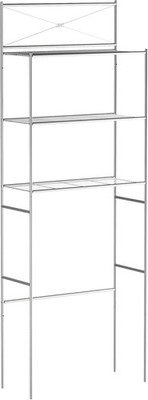 Over the Toilet Storage Shelf Space Saver Behind Toilet Bathroom Organizer