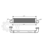 AVA Quality Cooling LadeluftküHler LuftgeküHlt Aluminium FüR BMW 3Er Touring