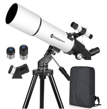 Telescopes Astronomy with Backpack ,80mm Aperture 600mm Refractor Telescope