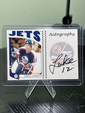 2004/05 in the game (itg) NHL franchises card morris lukowich autograph