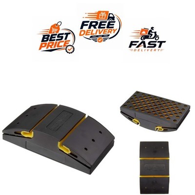 Amazon Basics Rubber Sanding Block 5.1in Wet Dry Black Yellow