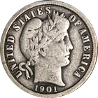 1901-O Barber Dime
