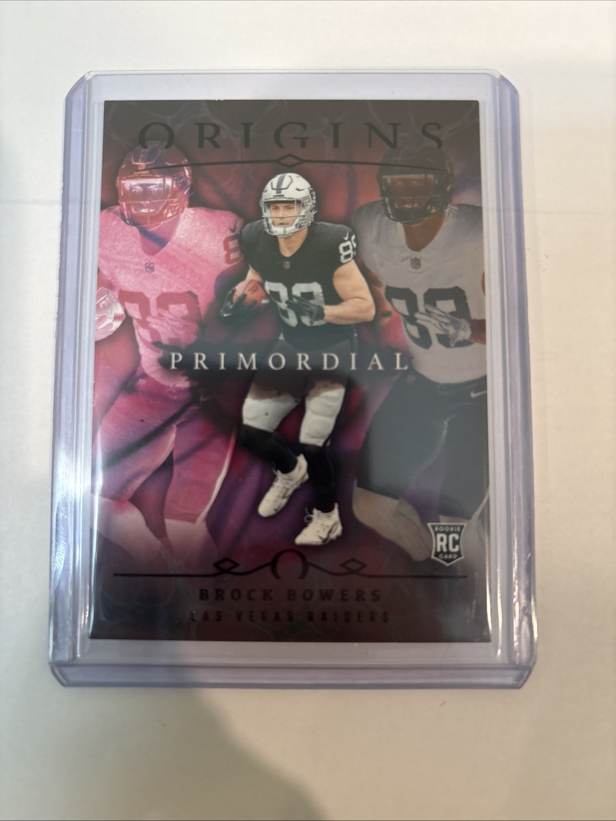 2024 Panini Origins Brock Bowers Primordial Rookie CASE HIT Raiders SSP