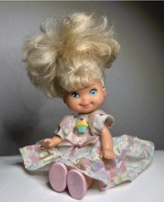 Vintage 1988 Mattel Cherry Merry Muffin Lily Vanilly 6 Doll Original Dress