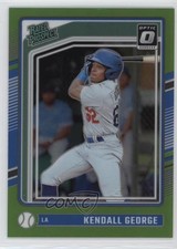 2024 Donruss Optic Rated Prospects Lime Green Prizm 48/149 Kendall George 19l7