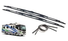 32" RV Windshield Wiper Blades, Set of 2, Fits 9mm  12mm J-Hook Arms, Heavy
